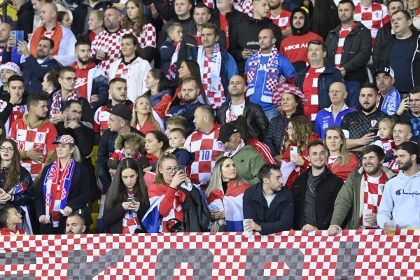 Austrija - Hrvatska, Liga nacija, 25.9.2022. navijači na tribinama