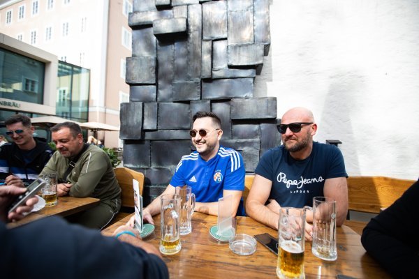 Dinamovi navijači u Salzburgu