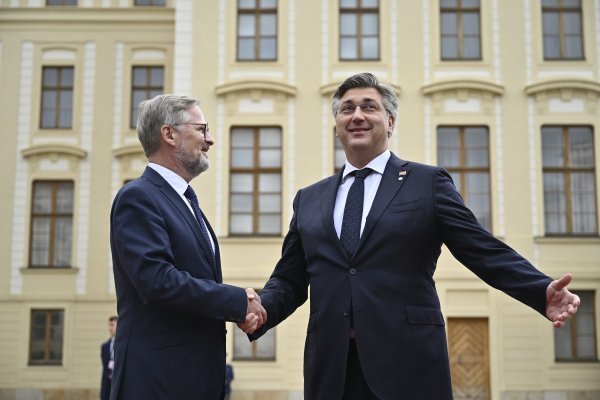 Češki premijer Petr Fiala i hrvatski mu kolega Andrej Plenković