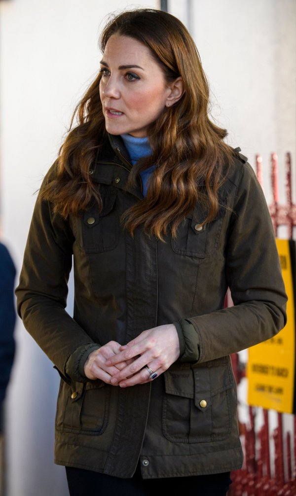 Kate Middleton u Barbour jakni 