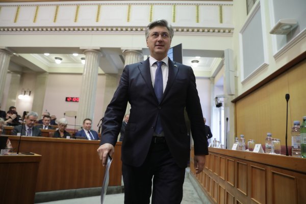 Plenković podnosi izvješće o radu u Saboru