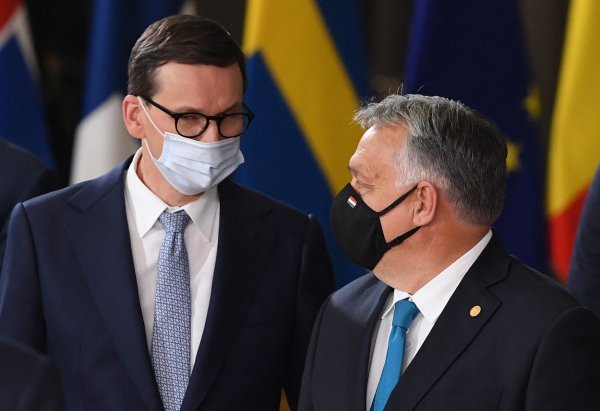 Mateuzs Morawiecki i Viktor Orban