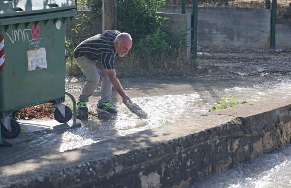 Puknuće cijevi u Zadru u rujnu 2022.