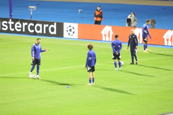 Posljednji Dinamov trening uoči utakmice s Milanom
