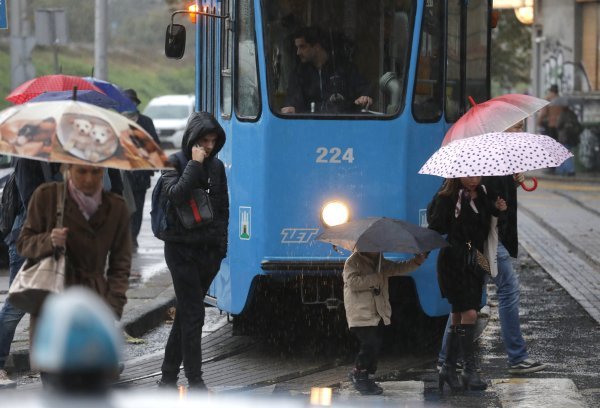 Gužva u Zagrebu
