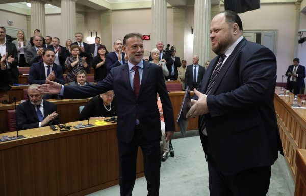 Ruslan Stefančuk u Saboru