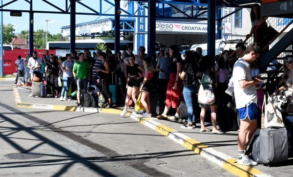 Autobusni kolodvor Zagreb - ilustracija