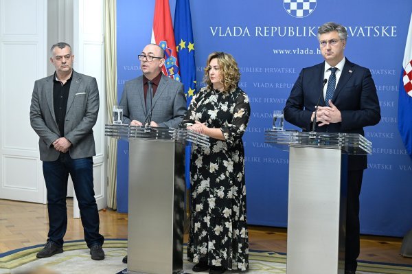 Zdravko Lončar, Dubravko Jagić i Sanja Šprem, Andrej Plenković, Marko Primorac i Marin Piletić