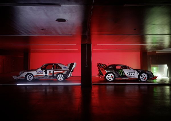 Audi S1 Hoonitron, Audi Sport quattro S1 Pikes Peak (lijevo)