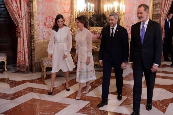 Kraljica Letizia i prva dama Paragvaja, Silvana López Moreira