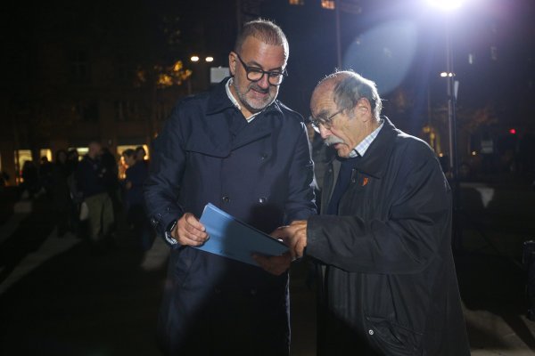 Antifašistička liga zajedno sa Židovskom općinom Zagreb organizirala je skup sjećanja na Kristalnu noć