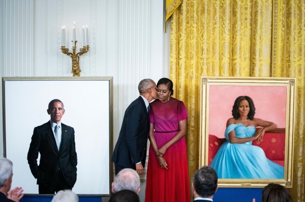 Michelle Obama i portreti