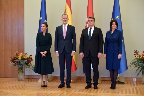 Kralj Felipe i kraljica Letizia, Sanja Musić Milanović i Zoran Milanović