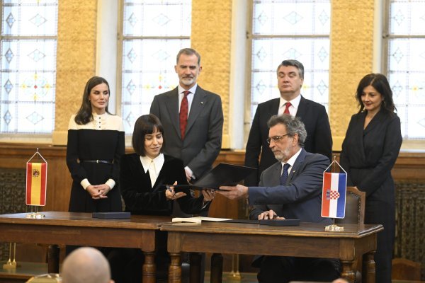 Diana Morant Ripoll, Radovan Fuchs, kraljica Letizia, kralj Filip VI, Zoran Milanović i Sanja Musić Milanović