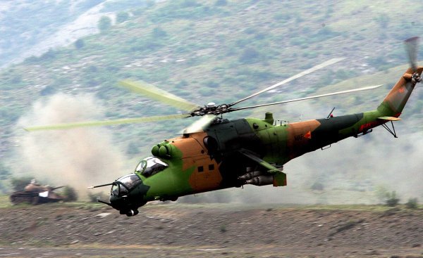 Istočnoeuropski vojni helikopteri Mi-24 sovjetske/ruske proizvodnje