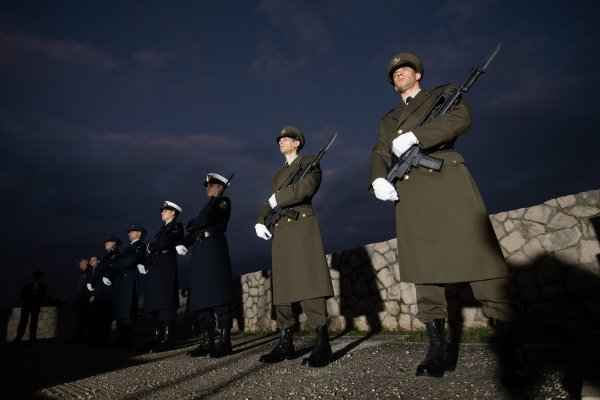 Andrej Plenković i Gordan Jandroković na obljetnici Dana sjećanja