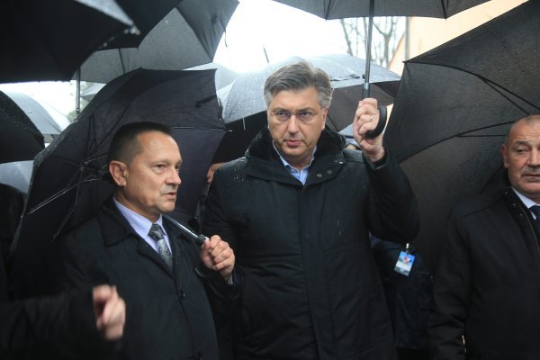 Andrej Plenković i Branko Borković