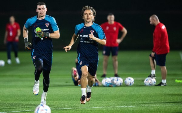 Hrvatska nogometna reprezentacija, trening, Doha, 18.11.2022.