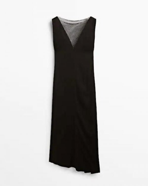 Massimo Dutti haljina s mrežastim detaljem
