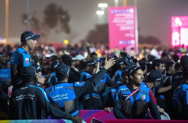 Kaos u navijačkoj zoni, Doha, SP u nogometu, 20.11.2022.