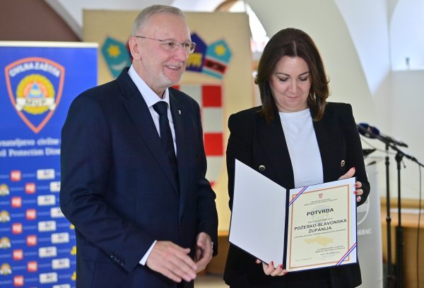 Božinović na obilježavanju završetka razminiranja Požeško - slavonske županije