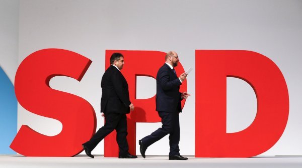 Sigmar Gabriel i Martin Schulz Reuters