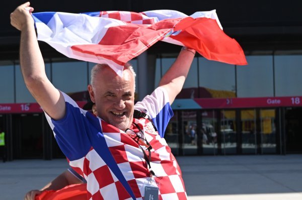 Doha: Navijači uoči utakmice Hrvatska - Maroko, 23.11.2022.