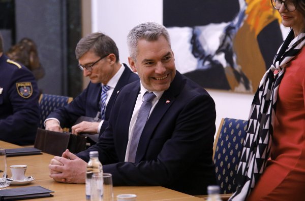 Predsjednik Zoran Milanovic primio je saveznog kancelara Republike Austrije Karla Nehammera