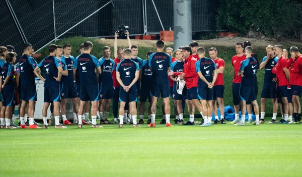 Hrvatska nogometna reprezentacija, SP u nogometu, trening, Doha, 25.11.2022.