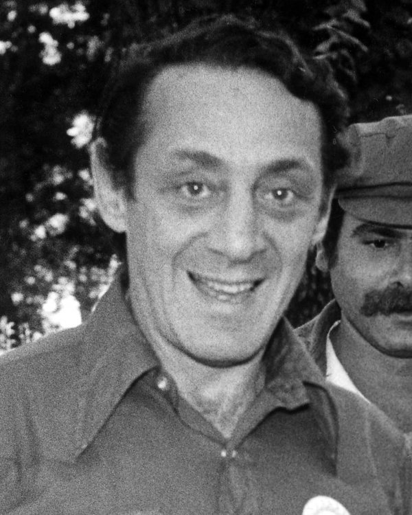 Harvey Milk snimljen na Prideu u San Joseu 1978. godine