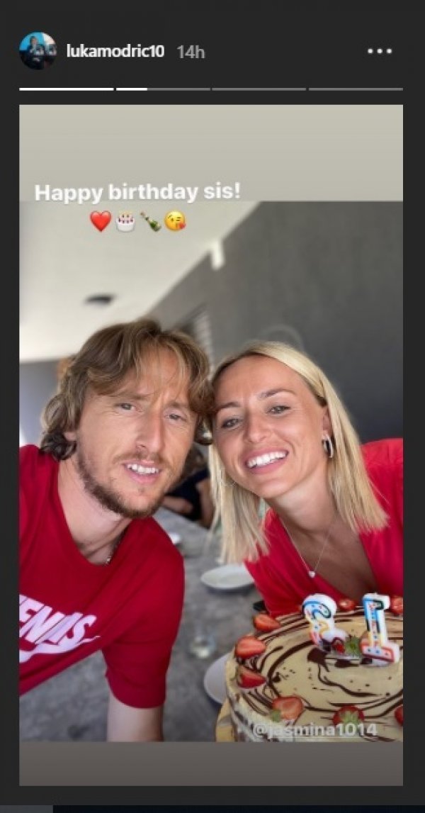 Luka Modrić sa sestrom