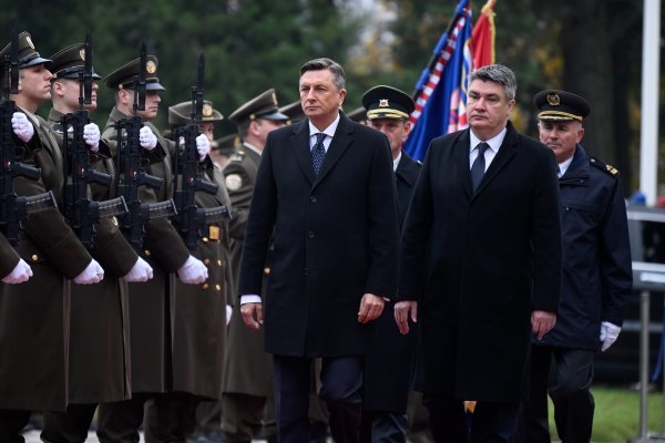 Slovenski predsjednik Borut Pahor stigao u službeni posjet na Pantovčak