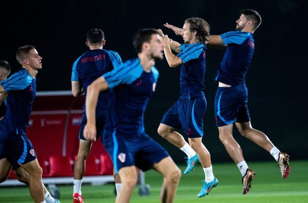Trening hrvatske reprezentacije uoči utakmice protiv Belgije