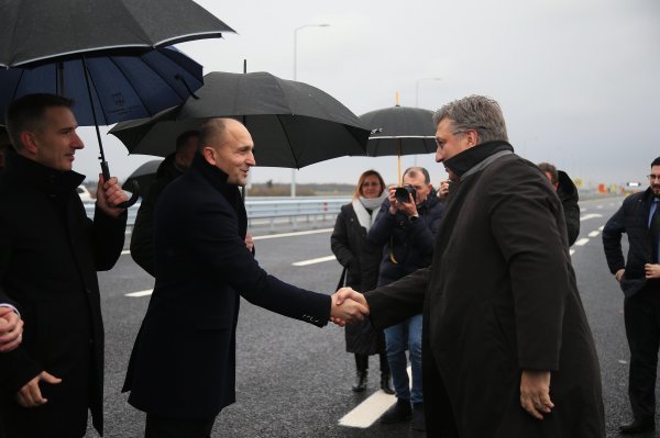 Andrej Plenković na otvorenju dionice autoceste A5 Beli Manastir - Osijek