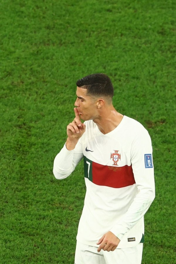 Cristiano Ronaldo, SP u nogometu, Portugal-Južna Koreja, ljutit napušta teren