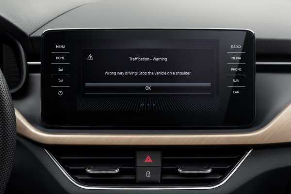 Škoda Traffication Infotainment aplikacija s upozorenjima o prometu