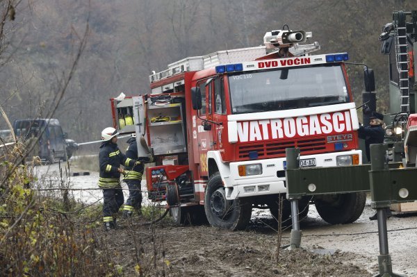 Ostaci srušenog vojnog aviona MiG-21