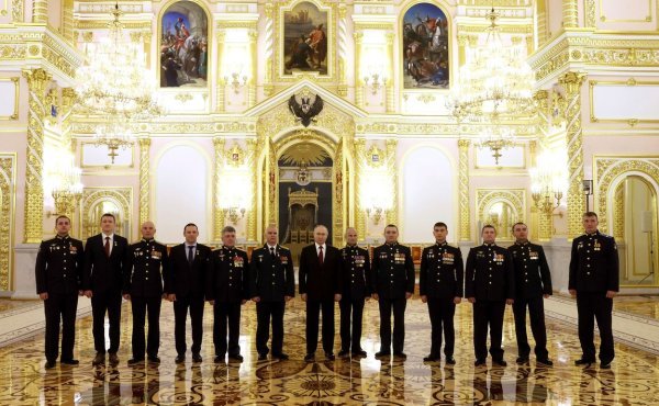 Vladimir Putin na dodjeli medalja 'Heroji Rusije'