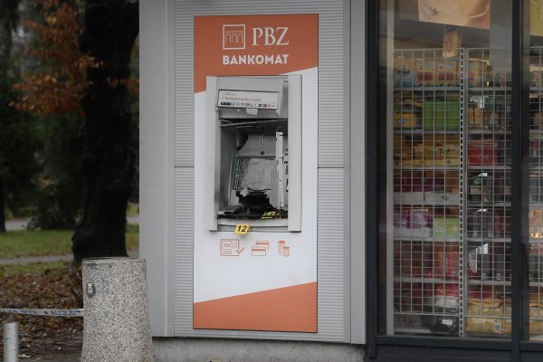 Raznesen bankomat PBZ-a u Podsusedskoj aleji