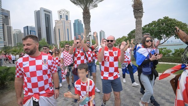 Ivan Paladina u Dohi s navijačima