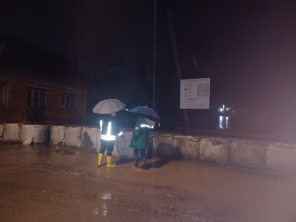 Obrana od poplave u Hrvatskoj Kostajnici