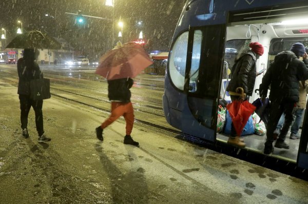 Snijeg u Zagrebu