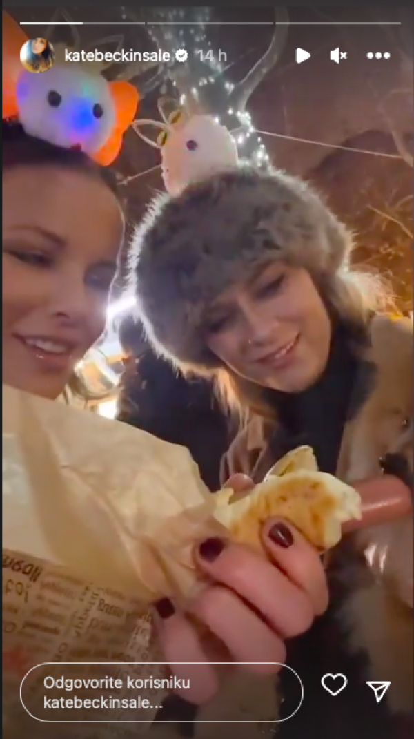 Kate Beckinsale s prijateljicom na Adventu