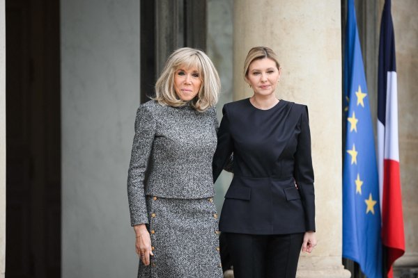 Brigitte Macron i Olena Zelenska
