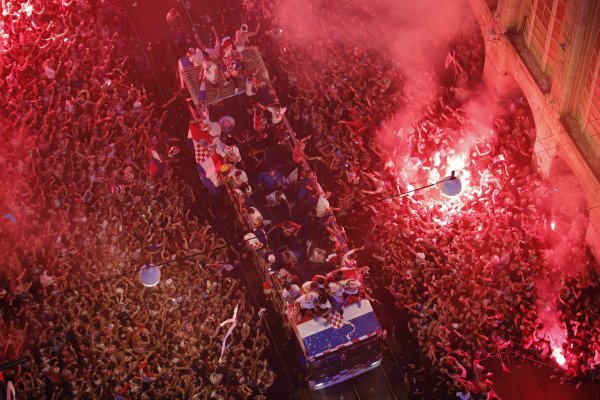 Doček hrvatskih nogometaša 2018.