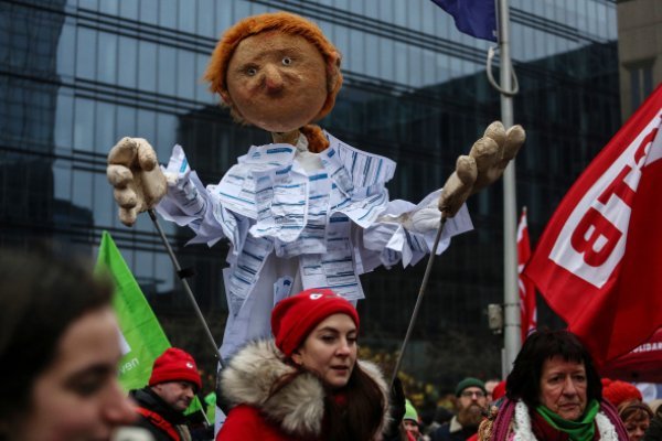 Prosvjed u Bruxellesu