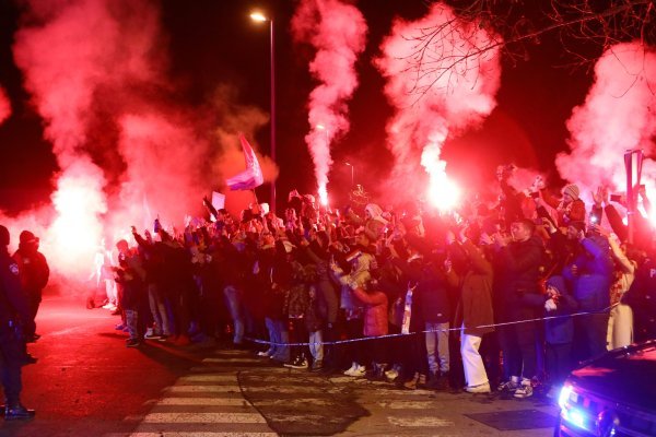 Doček Vatrenih duž trase