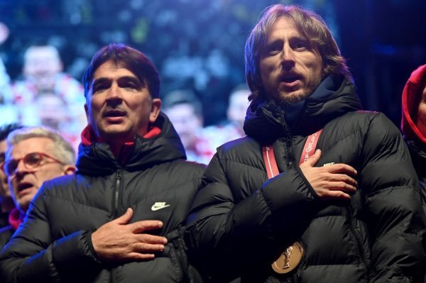 Zlatko Dalić i Luka Modrić