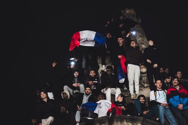 Doček francuske nogometne reprezentacije