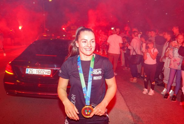 Doček svjetske prvakinje u Barbare Matić u Judo klubu Pujanke
